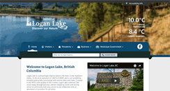 Desktop Screenshot of loganlake.ca