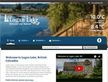 Tablet Screenshot of loganlake.ca
